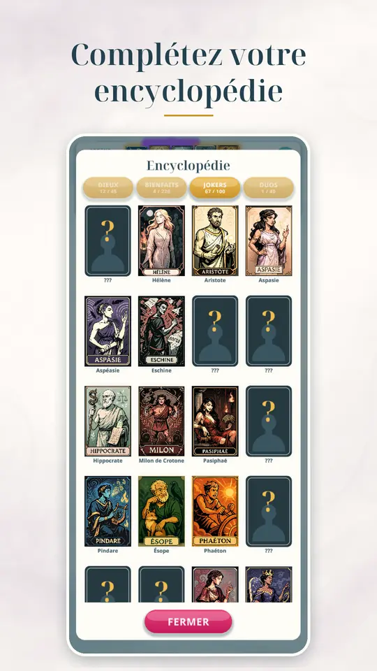Complétez votre encyclopédie